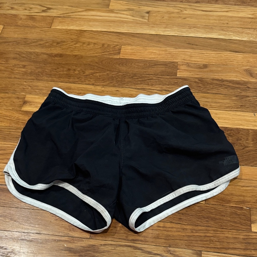 The North Face Women's Black and White Athletic Shorts